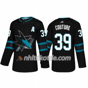 San Jose Sharks Trikot Logan Couture 39 Adidas Alternate 2018-19 Authentic - Herren